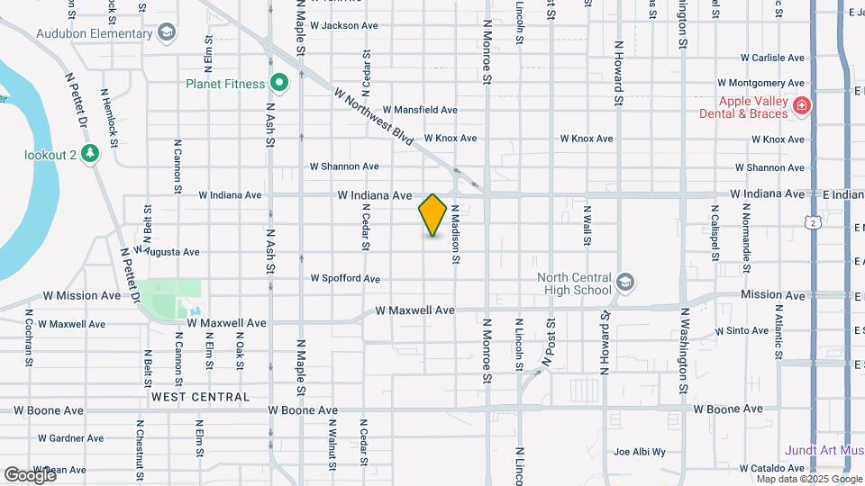 1122 W Augusta Ave Map and Location Details
