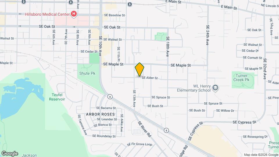 1410 SE Alder St Map and Location Details