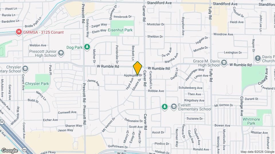 1712 Applegate Dr Map and Location Details