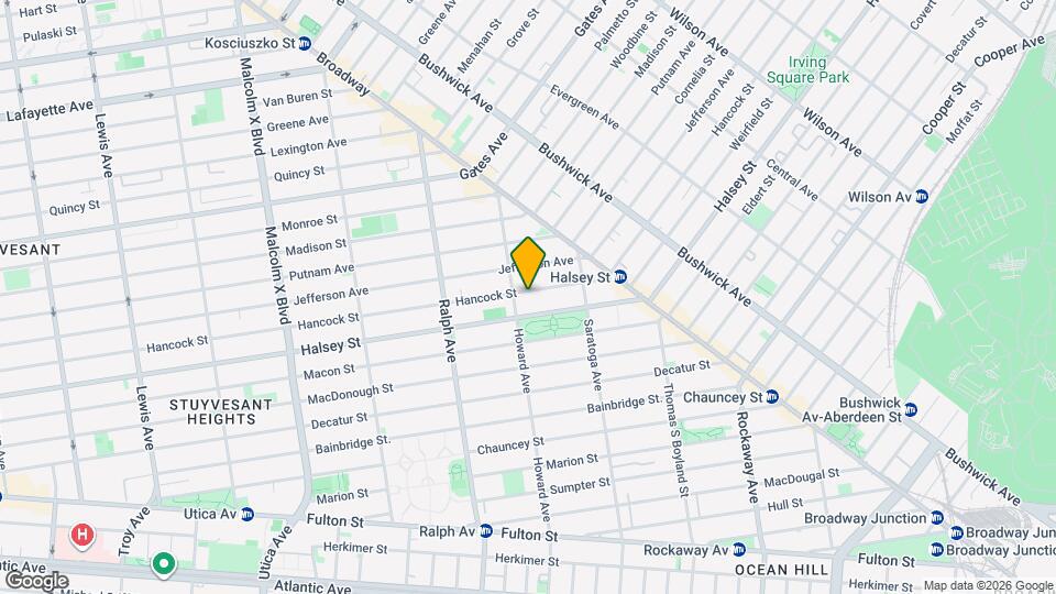 HANCOCK STREET, Unit 3B Map and Location Details