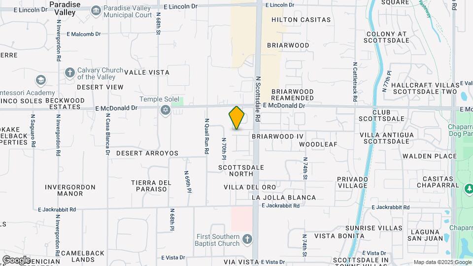 5804 N Scottsdale Rd Map and Location Details