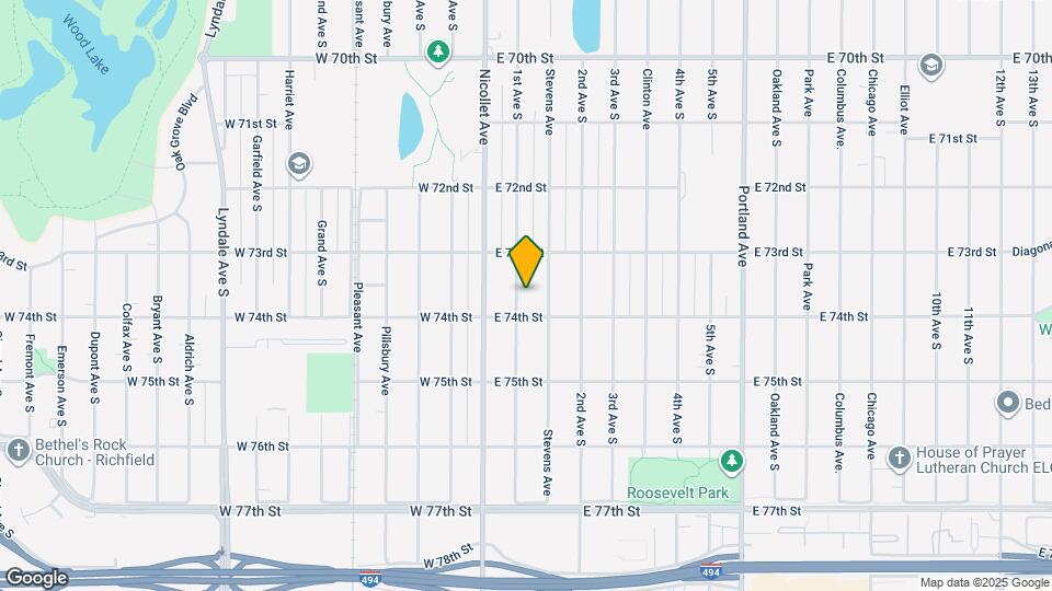 7333 1st Ave S Map and Location Details