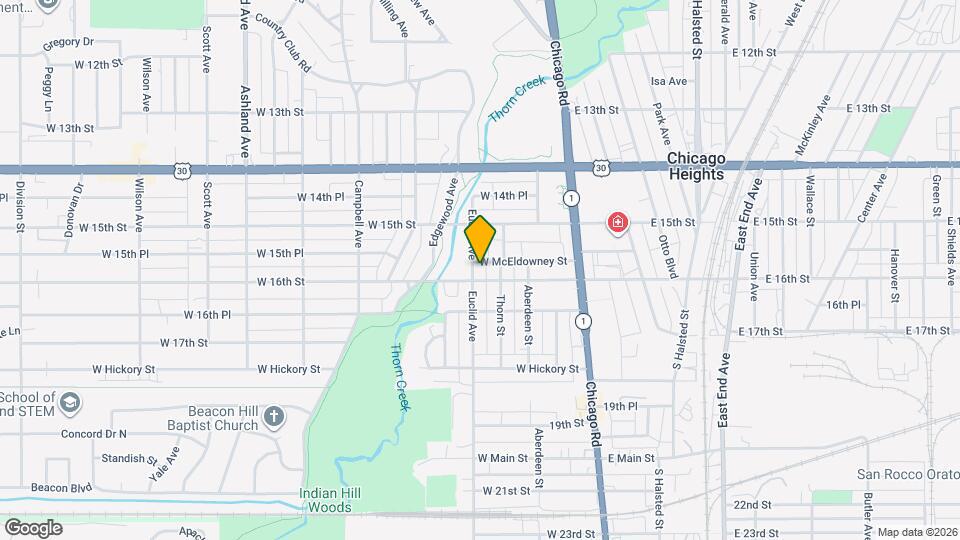 1541 Euclid Ave, Unit Apartment #1 Mapa y Detalles de la Ubicación