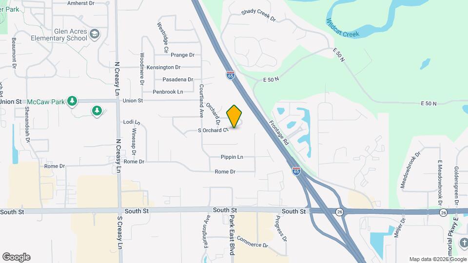 3915 S Orchard Ct Map and Location Details