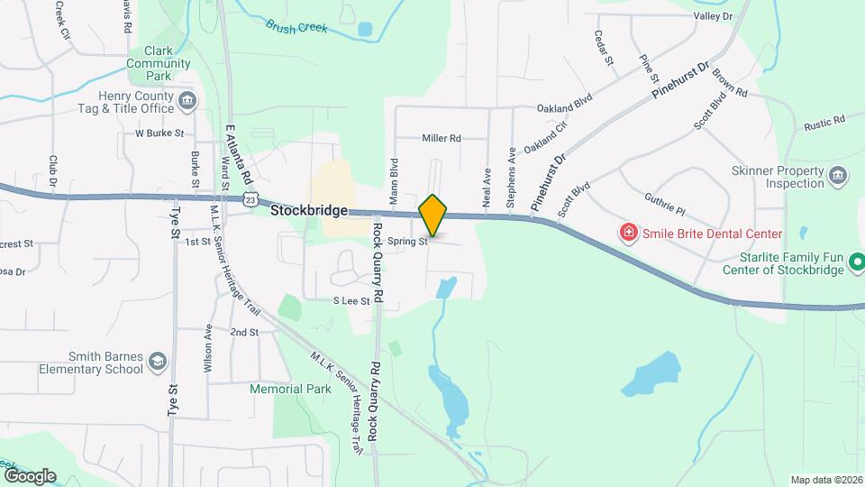 105 Springvalley Way Map and Location Details