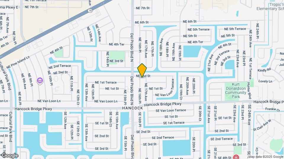 121 NE 16th Pl Map and Location Details