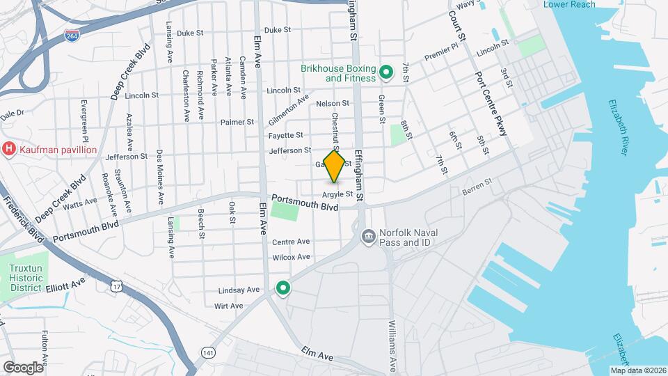 2510 Chestnut St Mapa y Detalles de la Ubicación