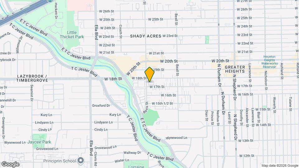 1253 W 17th St Map and Location Details