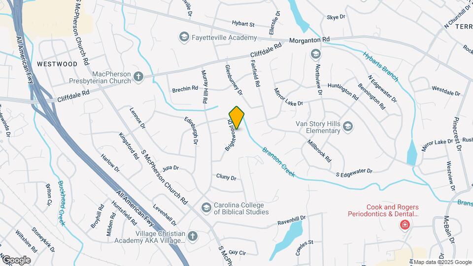423 Brightwood Dr Map and Location Details
