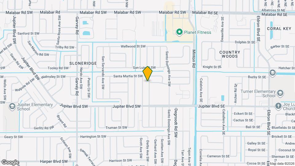 418 Saragassa Ave Mapa y Detalles de la Ubicación