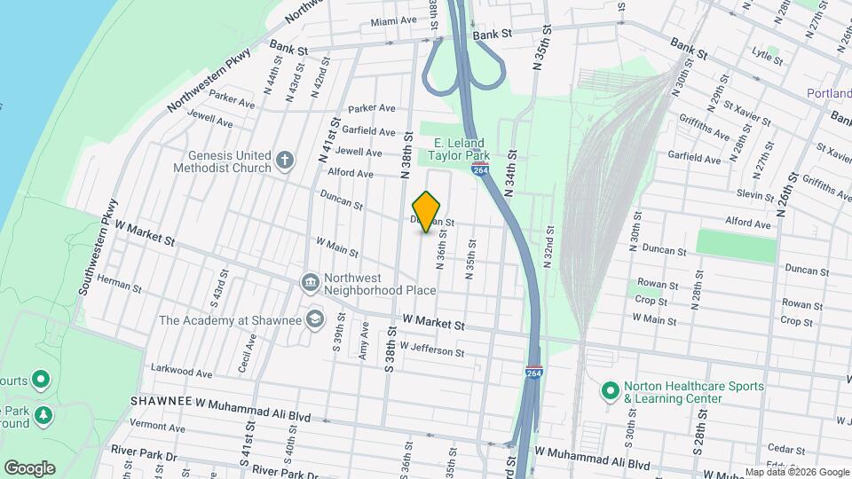 133 N 37th St Mapa y Detalles de la Ubicación