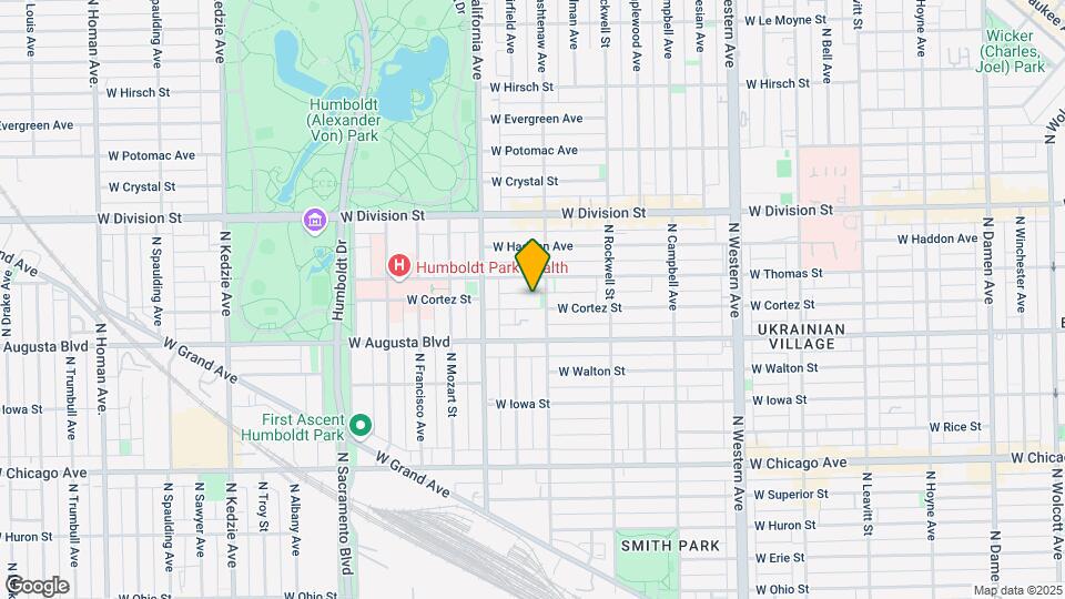 2710 W Cortez St Map and Location Details