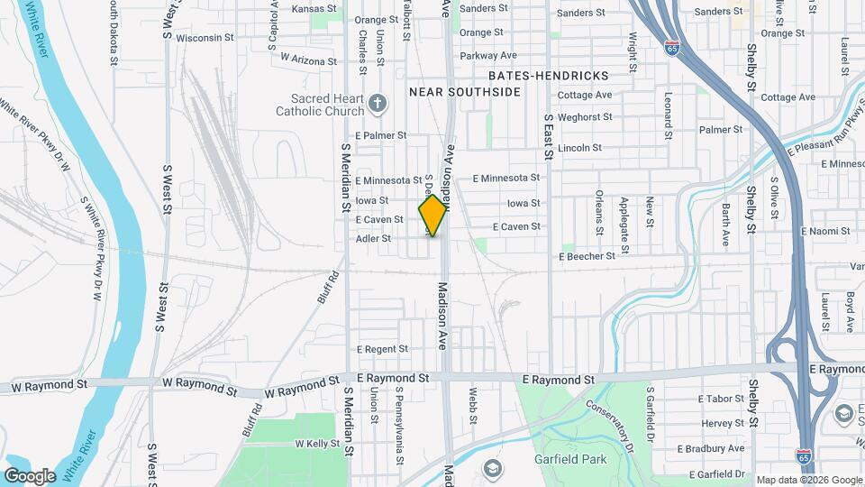 1905 Delaware St Map and Location Details