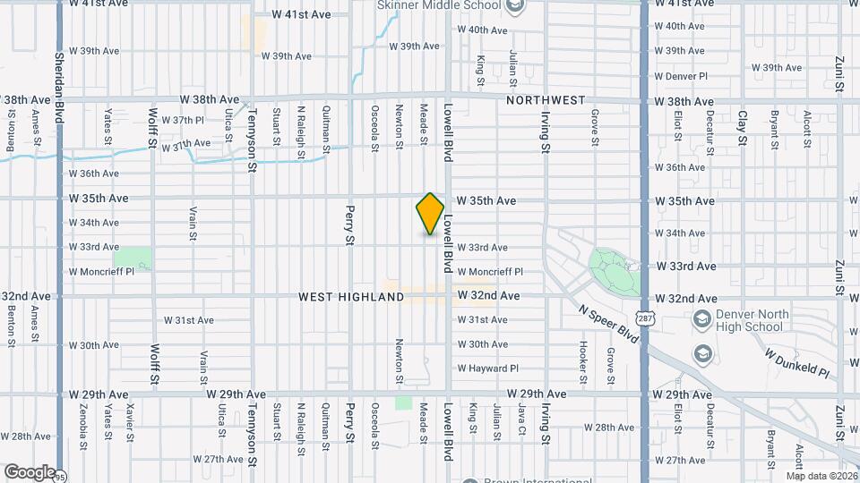 3300 Meade St Map and Location Details