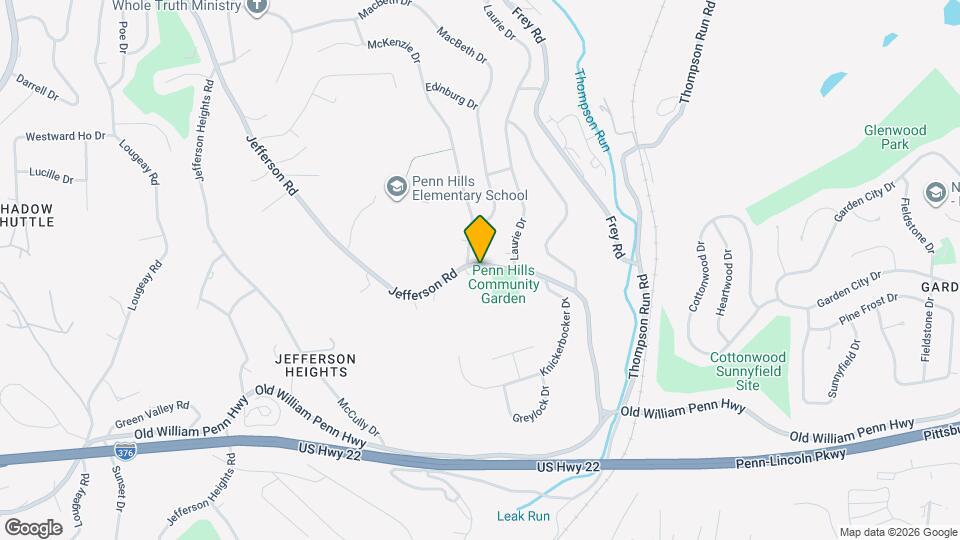 1160 Jefferson Rd Map and Location Details