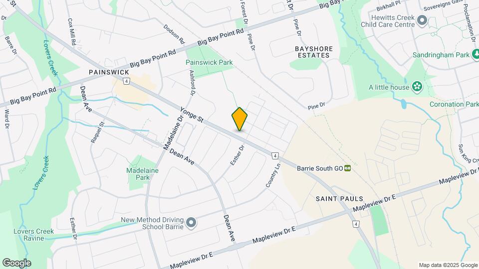 111 Fairlane Ave Map and Location Details