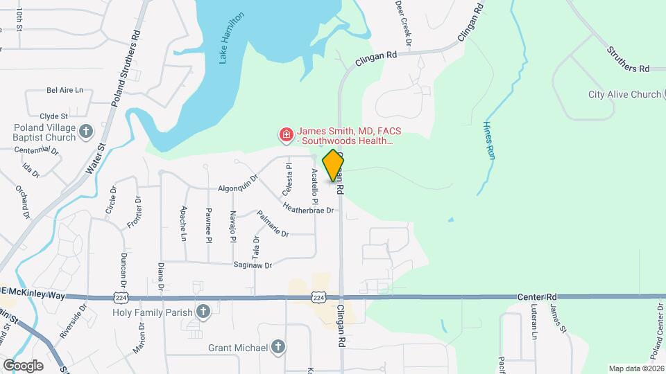 6136 Clingan Rd Map and Location Details