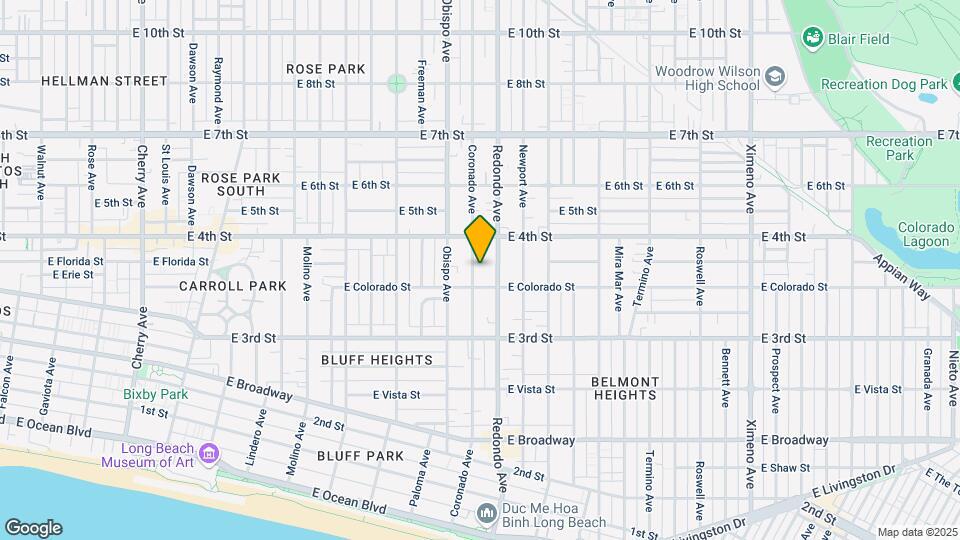 364 Coronado Ave Mapa y Detalles de la Ubicación