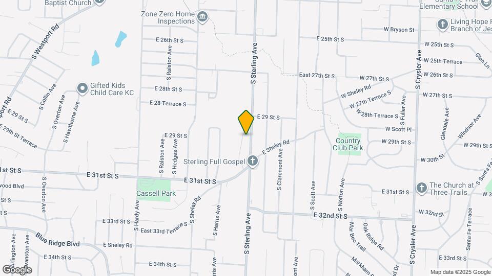 2917 S Harvard Ave Map and Location Details