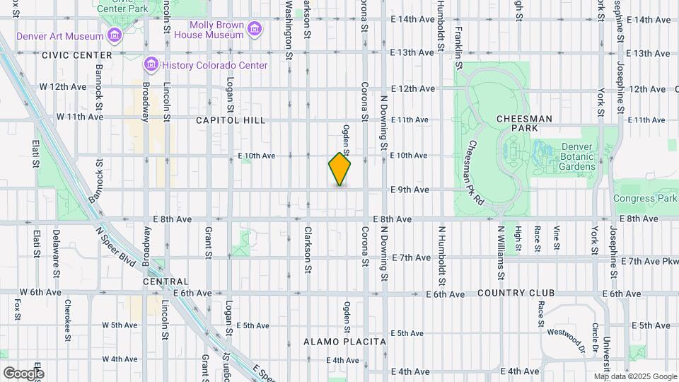 920 E 9th Ave Map and Location Details