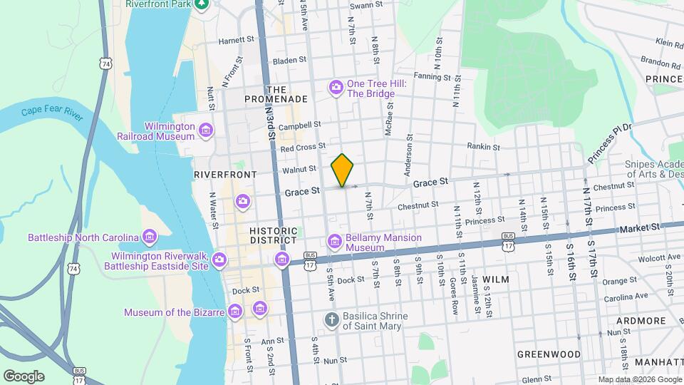 518 Grace St Map and Location Details
