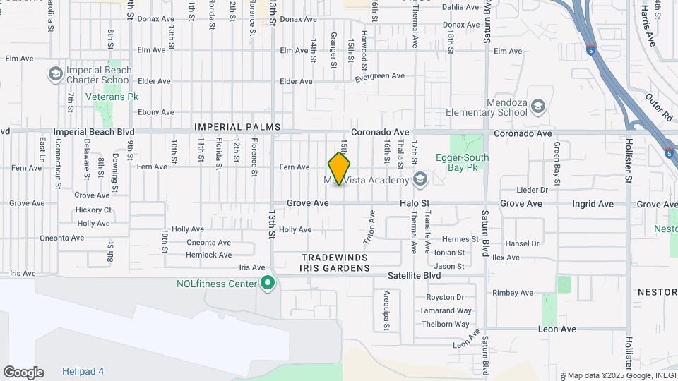 1264 15th St, Unit 2 Mapa y Detalles de la Ubicación