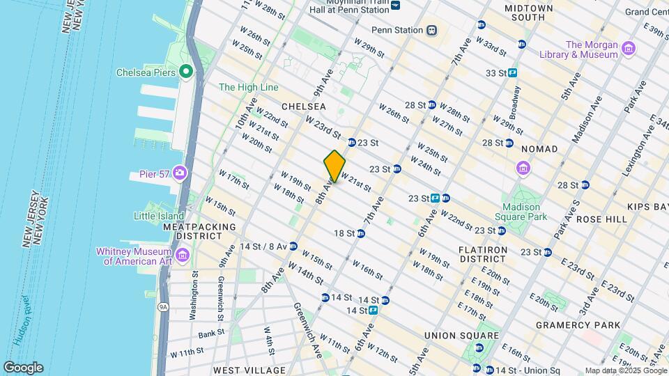 258 W 20th St Map and Location Details