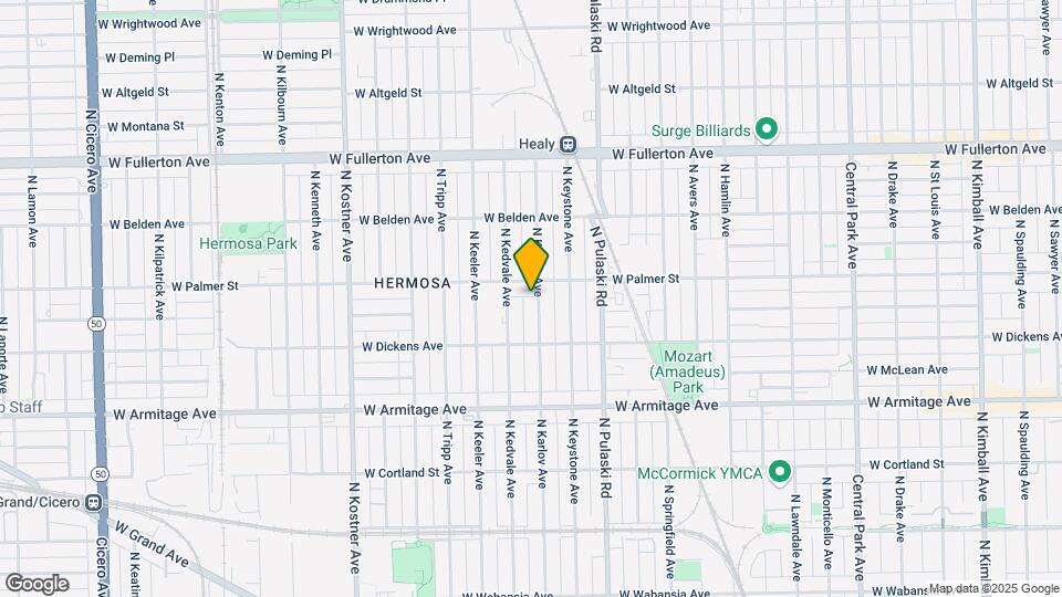 2142 N Karlov Ave, Unit 1 Map and Location Details