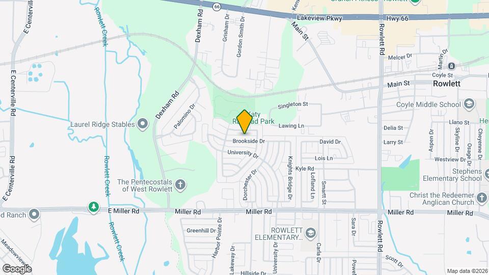 2405 Brookside Dr Mapa y Detalles de la Ubicación