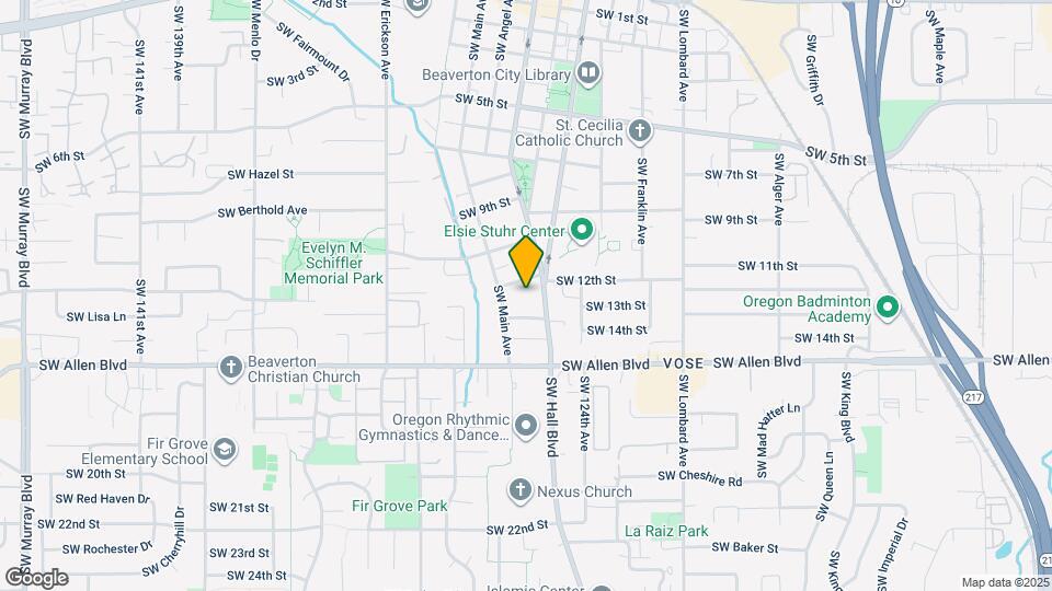 5750-5756 SW Main Ave Mapa y Detalles de la Ubicación