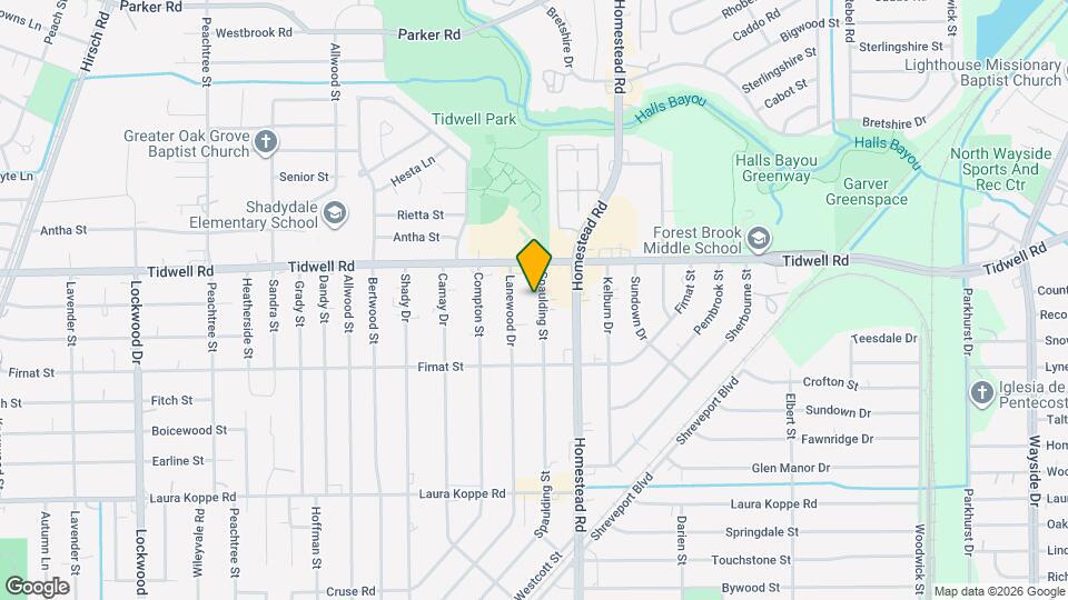 9403 Spaulding St Map and Location Details