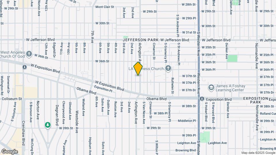 3705 Arlington Ave Map and Location Details