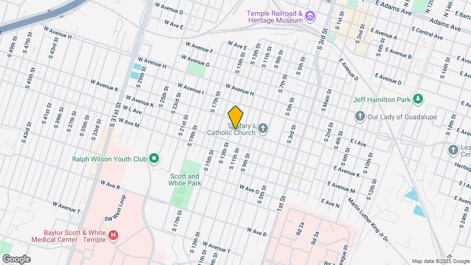 1102 S 11th St, Unit 1102 Map and Location Details