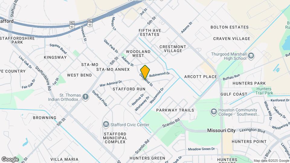 818 Overland St Map and Location Details