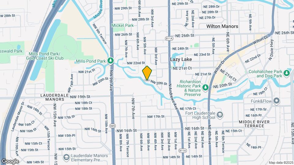 412 NW 20th St Map and Location Details