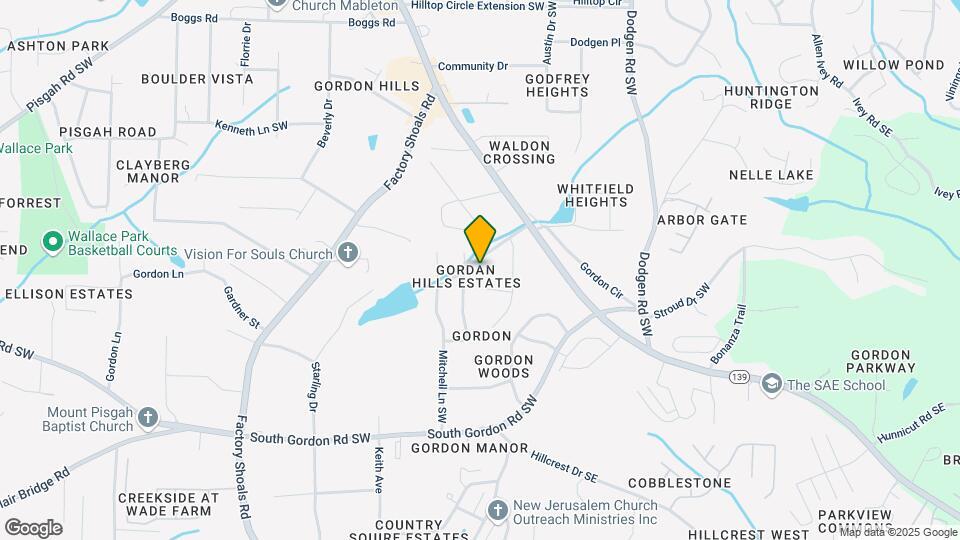 361 Gordon Valley Ln SW Map and Location Details