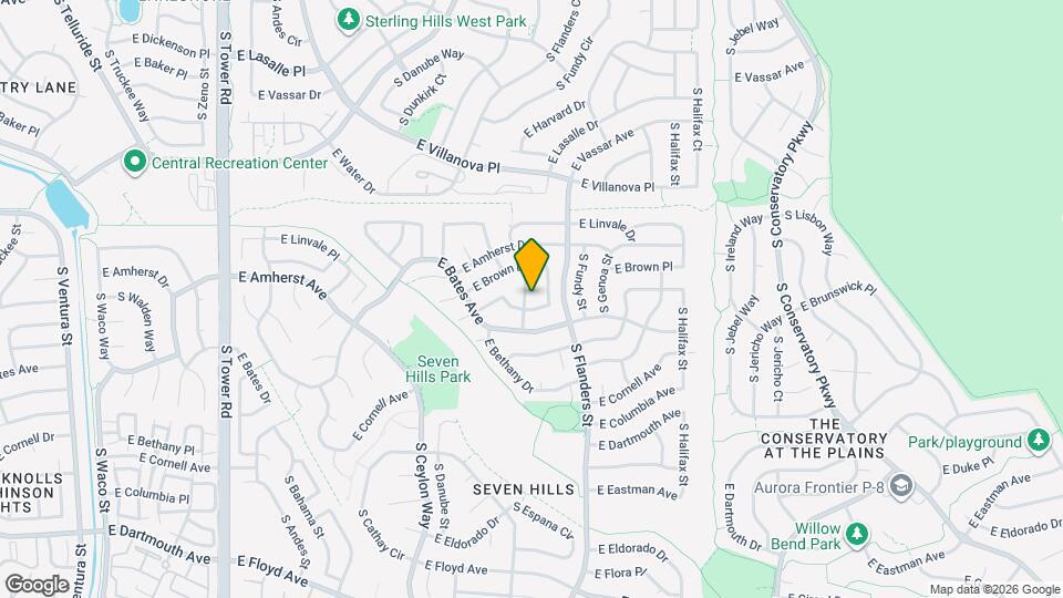 2882 S Espana St Mapa y Detalles de la Ubicación