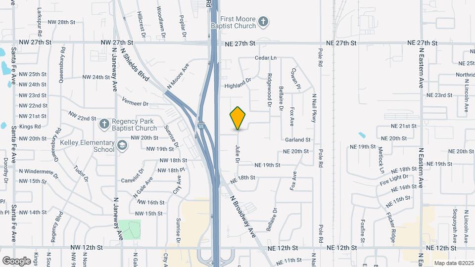 117 NE 21st St Map and Location Details