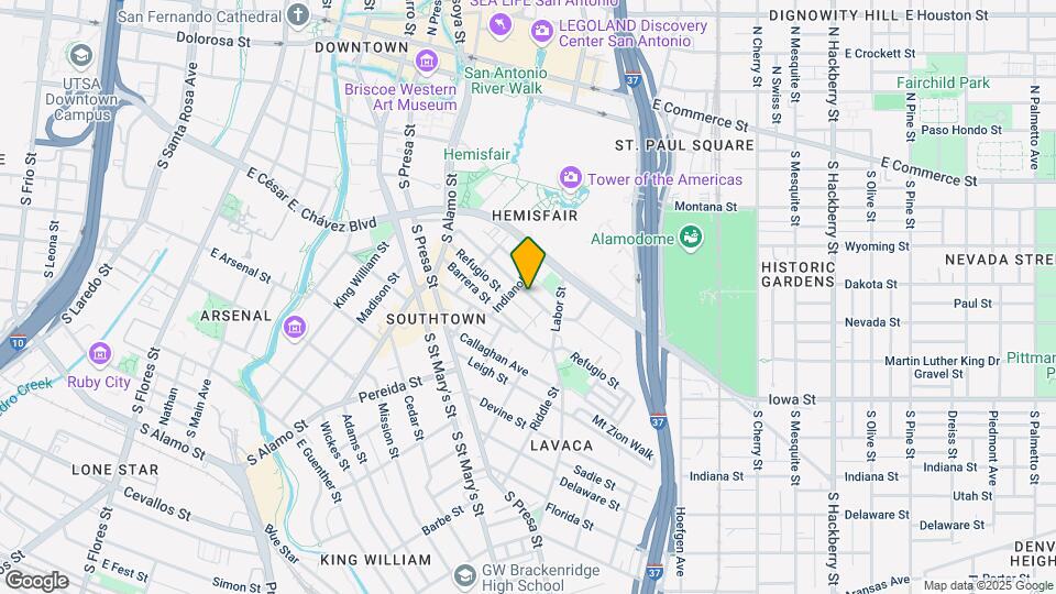 310 Lavaca St Map and Location Details
