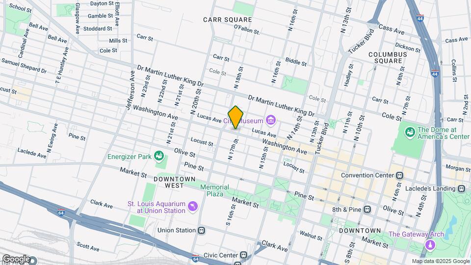 1709 Washington Ave Map and Location Details