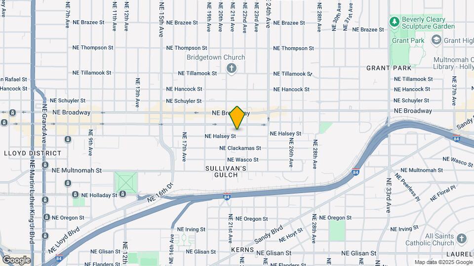 2135 NE Halsey St Map and Location Details