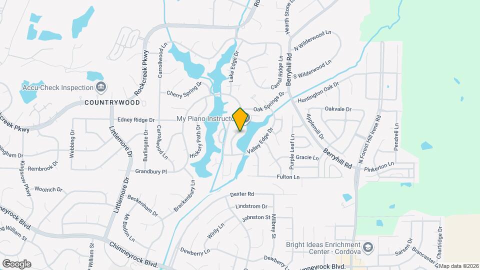 2232 Lake Springs Ln Mapa y Detalles de la Ubicación