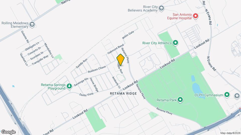 16406 Clydesdale Run Map and Location Details