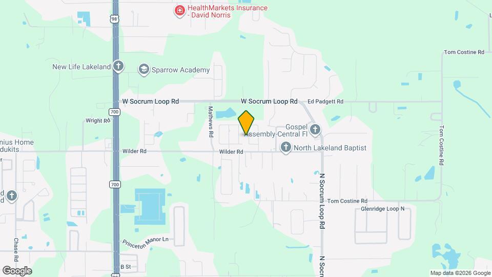 8425 Split Creek Cir Map and Location Details
