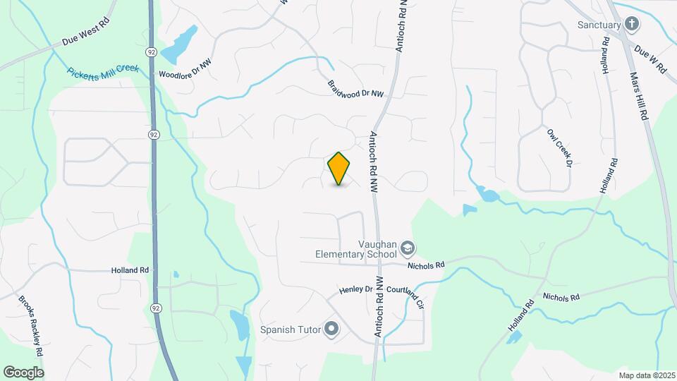 321 Calm Ct NW Map and Location Details