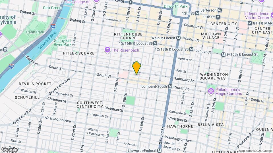 1704 Naudain St Map and Location Details