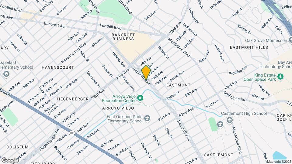 7625 Bancroft Ave Mapa y Detalles de la Ubicación