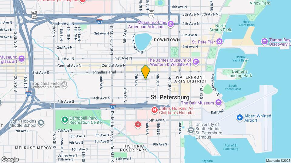 201 6th St S Map and Location Details