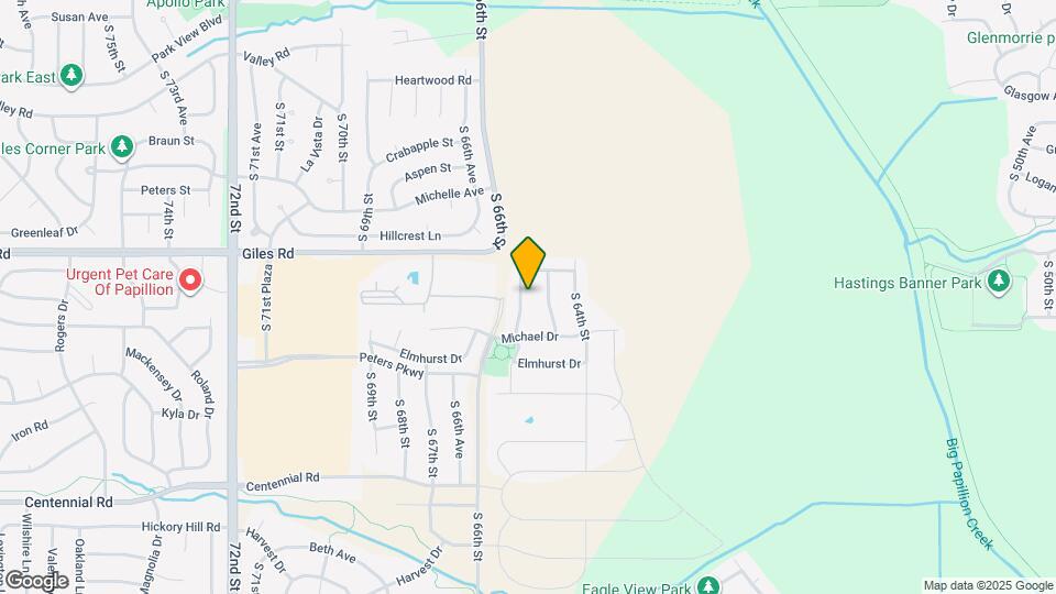 8417 S 65th St Map and Location Details