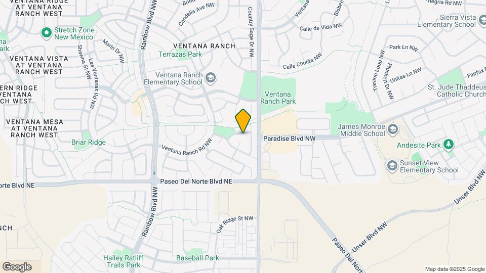 6708 Valle Verde Rd NW Map and Location Details